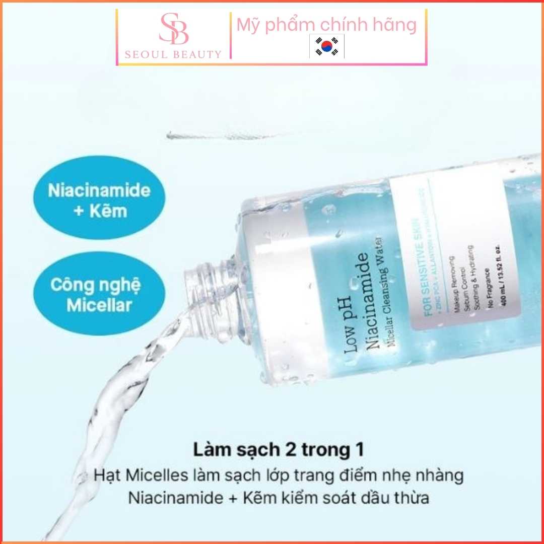 Nước Tẩy Trang Cosrx Low Ph Niacinamide Micellar Cleansing Water