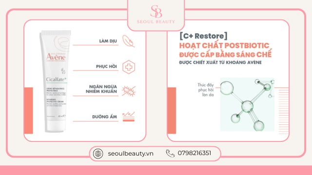 Kem bôi phục hồi da Avene Cicalfate