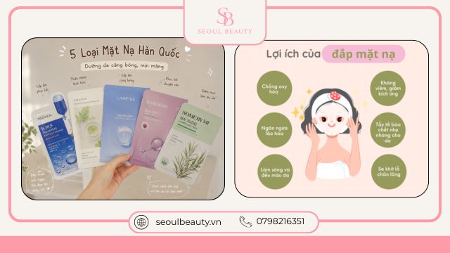 top mặt nạ dưỡng da Hàn Quốc tốt nhất hiện nay