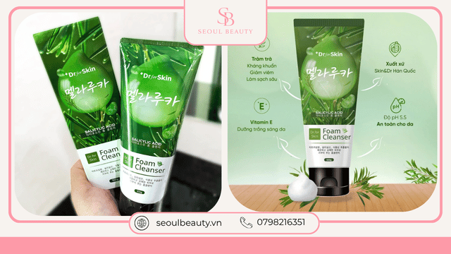 Sữa rửa mặt Tràm Trà Skin Dr Tea Tree cho da dầu mụn