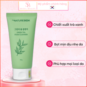 Sữa rửa mặt Nature Book Green Tea Foam Cleanser