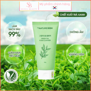 Sữa rửa mặt Nature Book Green Tea Foam Cleanser