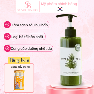 Sữa Rửa Mặt Rau Củ HQ Super Vegitoks Cleanser