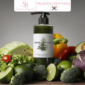 Sữa Rửa Mặt Rau Củ HQ Super Vegitoks Cleanser