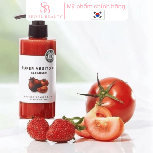Sữa Rửa Mặt Rau Củ HQ Super Vegitoks Cleanser