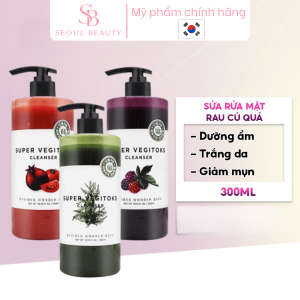 Sữa Rửa Mặt Rau Củ HQ Super Vegitoks Cleanser