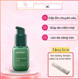 7 Lý Do Serum Innisfree Green Tea Seed Serum Được Yêu Thích Nhất Hiện Nay