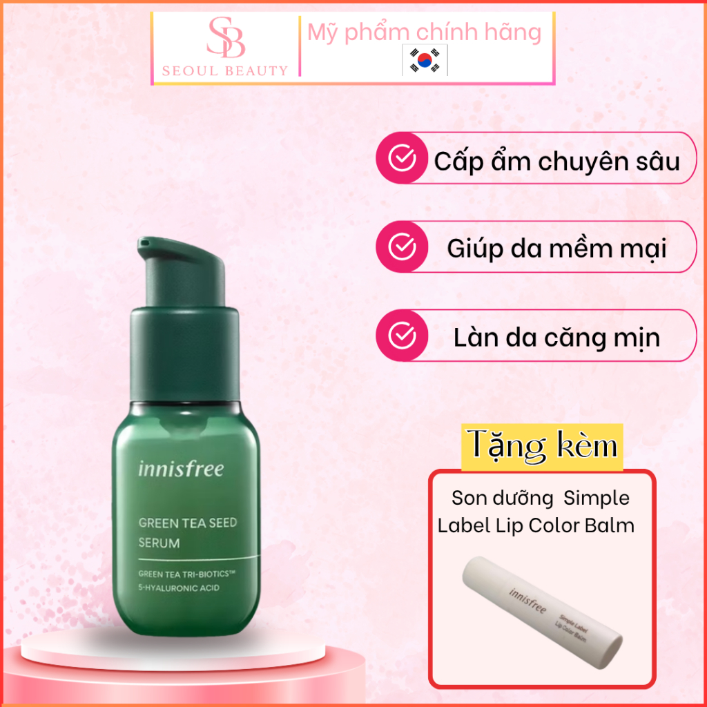 7 Lý Do Serum Innisfree Green Tea Seed Serum Được Yêu Thích Nhất Hiện Nay