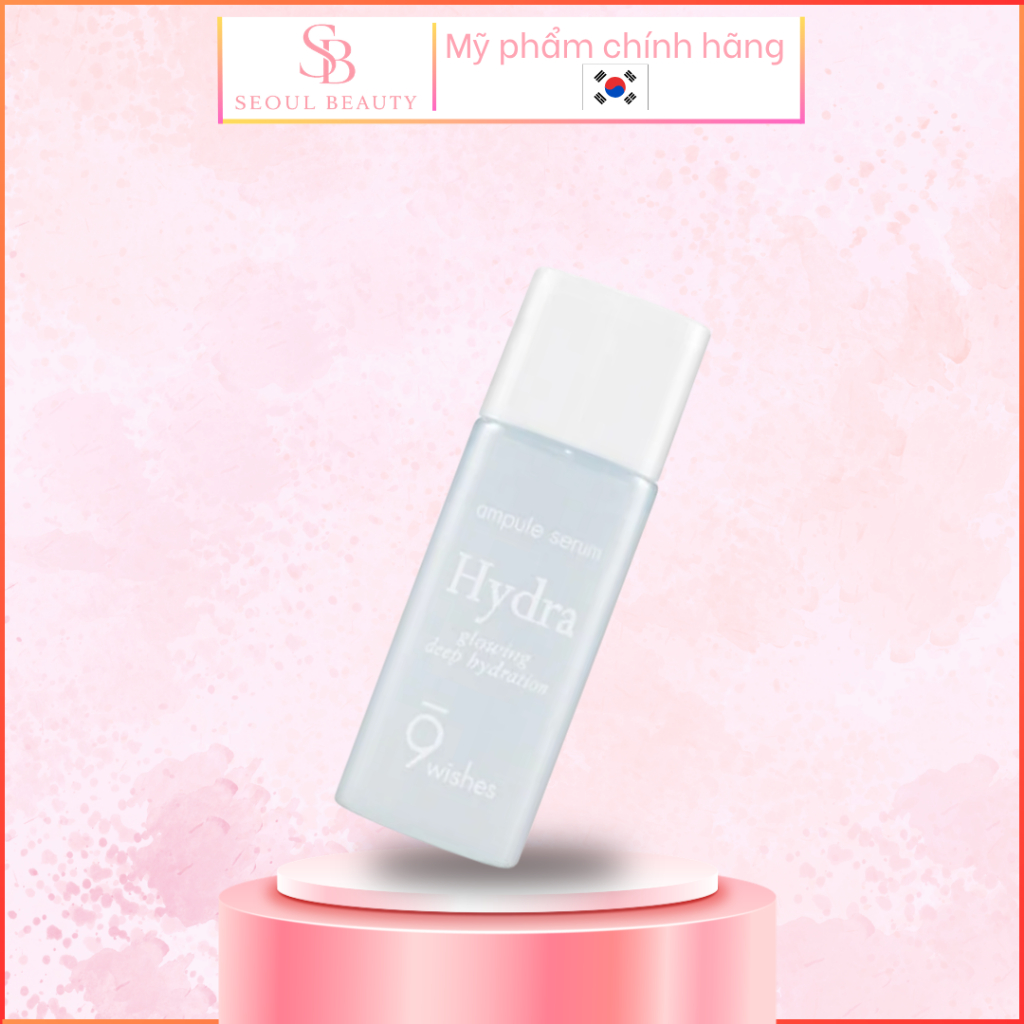 9 Wishes Hydra Skin Ampule II 30ml Cấp Ẩm Chuyên Sâu Cho Da - Ảnh 4