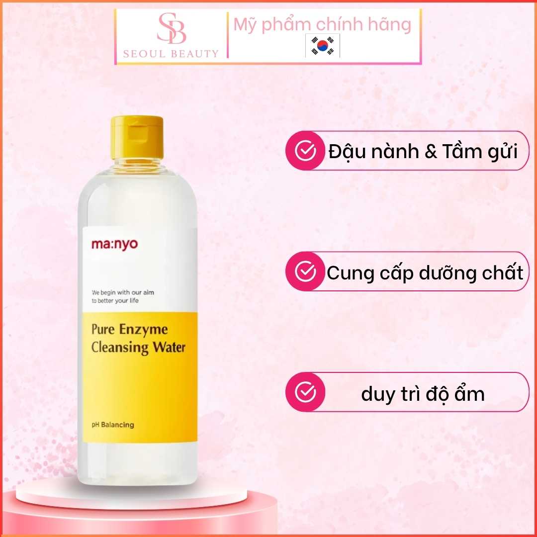 Nước Tẩy Trang Dịu Nhẹ Ma:nyo Pure Enzyme Cleansing Water
