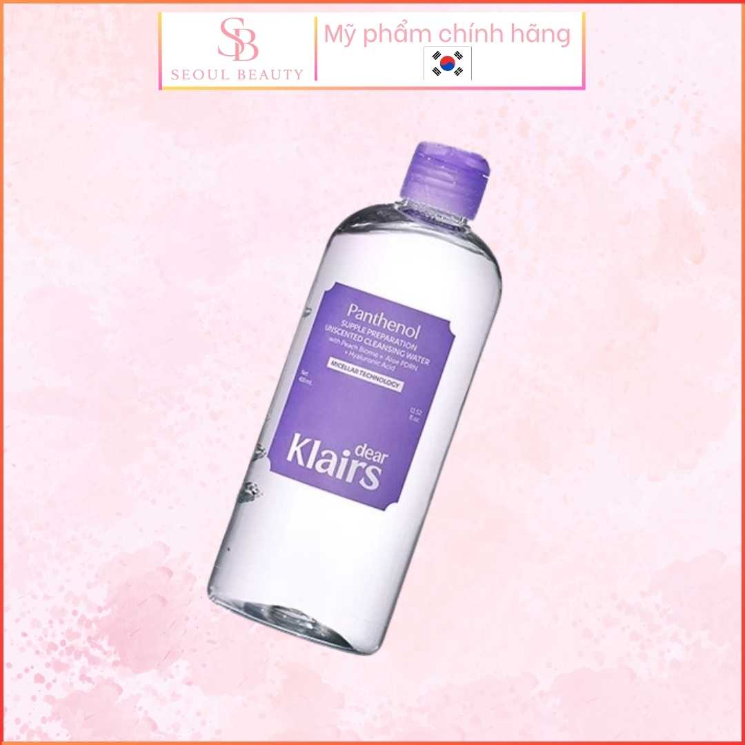 Nước tẩy trang Supple Preparation Unscented Cleansing Water
