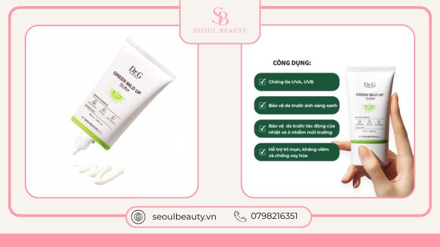 Kem chống nắng Dr.G Green Mild Up Sun+