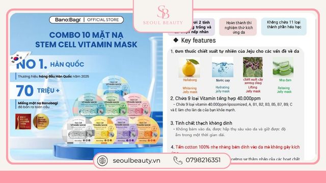 Mua mặt nạ Banobagi Hàn Quốc tại SeoulBeauty.vn