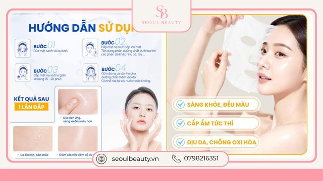 Hướng dẫn sử dụng mặt nạ dưỡng da đúng cách