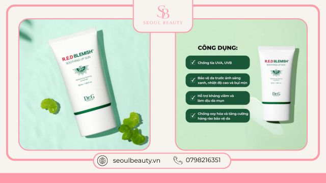 Kem chống nắng Dr.G R.E.D Blemish Soothing Up Sun