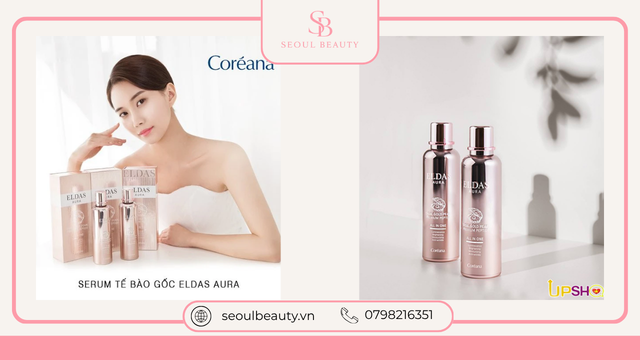 Khám phá Serum Tế Bào Gốc Eldas Aura với công thức peptide và tinh chất ngọc trai giúp dưỡng sáng da, hỗ trợ chống lão hóa và phục hồi làn da khỏe đẹp mỗi ngày.