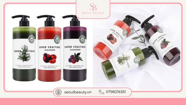 Sữa Rửa Mặt Rau Củ Super Vegitoks Cleanser