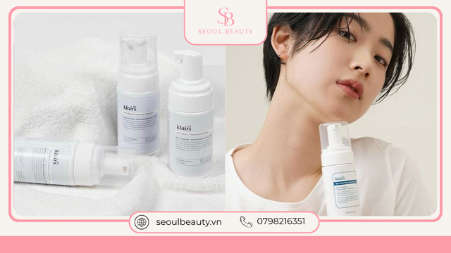 Sữa rửa mặt Dear Klairs Rich Moist Foaming Cleanser