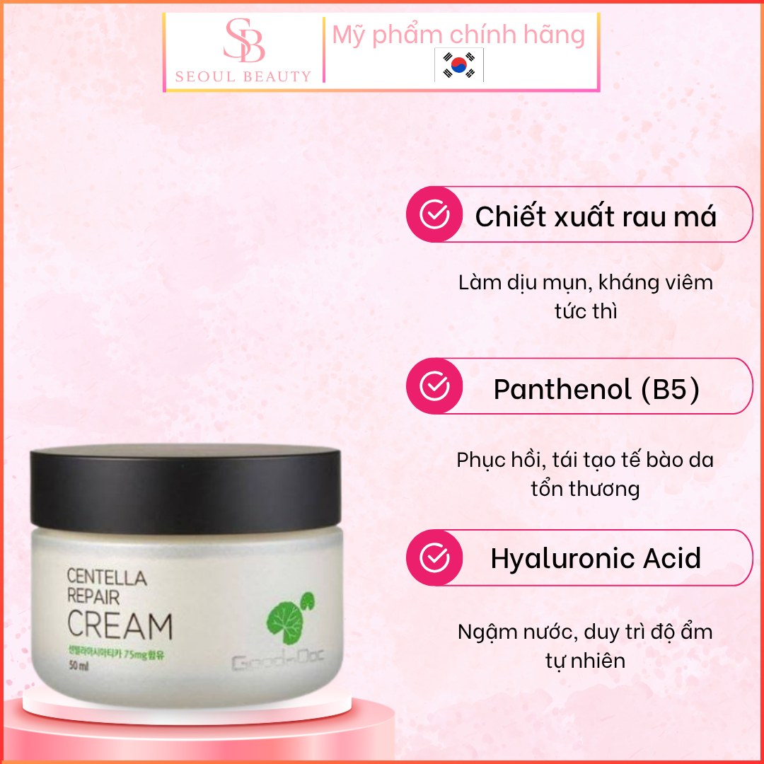 Kem Dưỡng Rau má Goodndoc - Ảnh 3