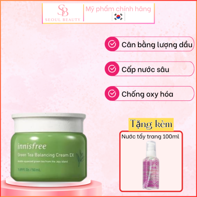 Kem Dưỡng Ẩm Trà Xanh Innisfree Green Tea