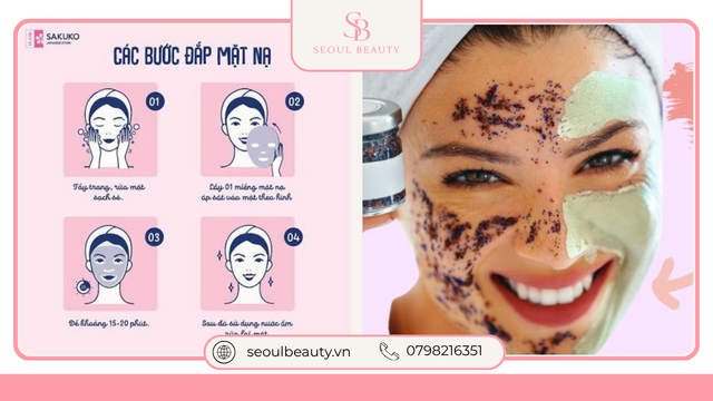 Các bước đắp mặt nạ dưỡng da đúng cách
